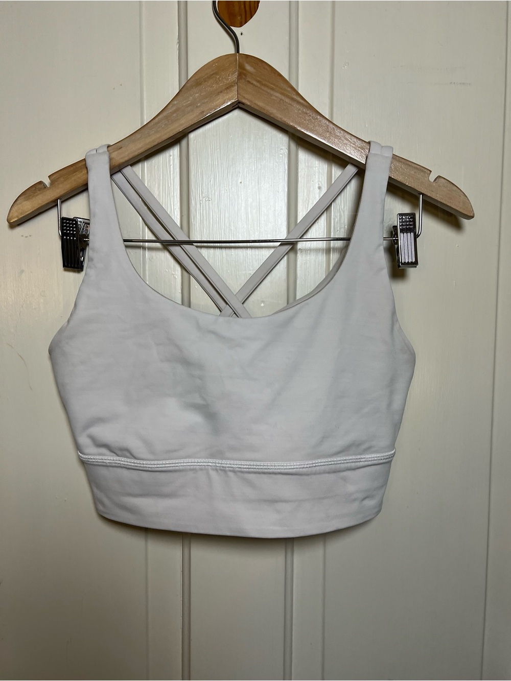 lululemon Energy Longline Bra Medium Support, B–D Cups White 10